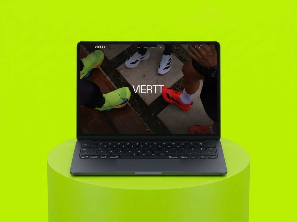 Mockup do e-commerce VIERTT